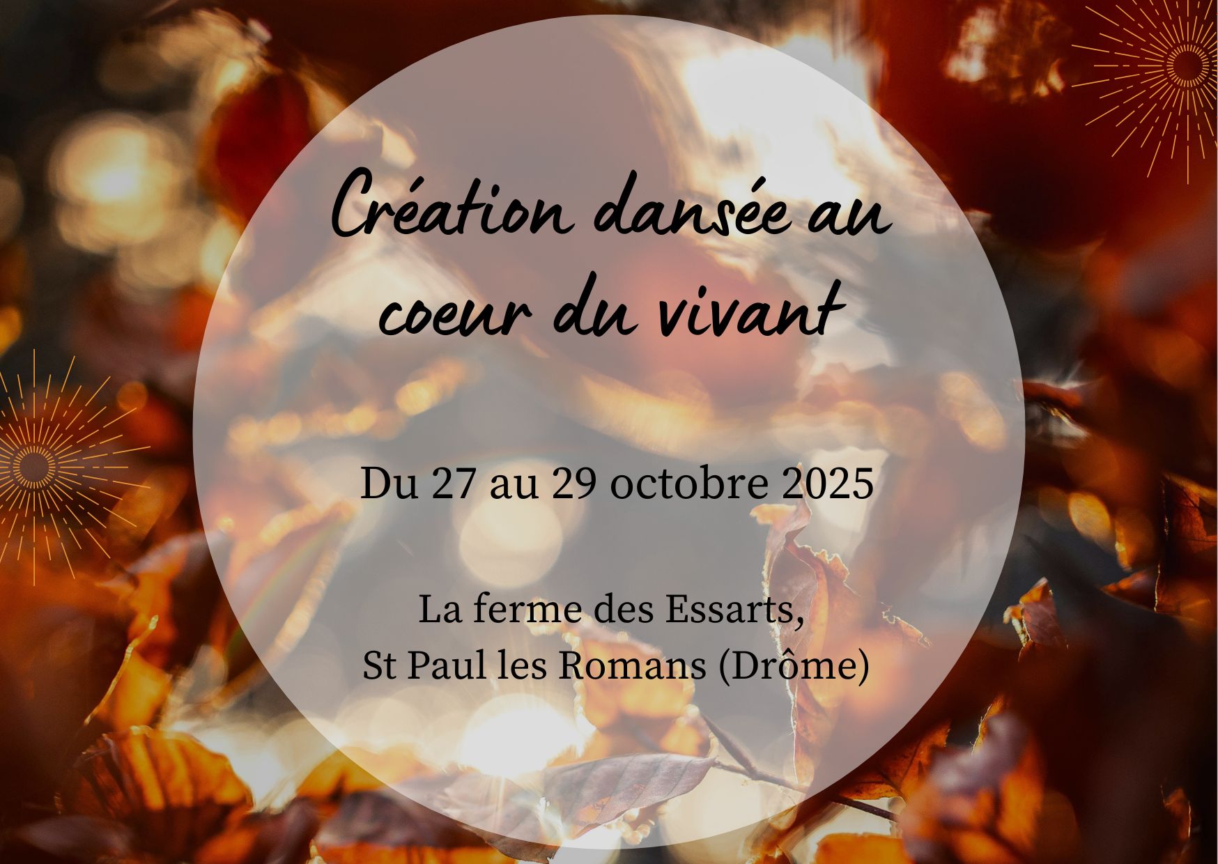 Création dansée au coeur du vivant